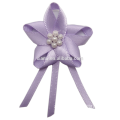 new design beautiful flower shape set beads satin ribbon bow